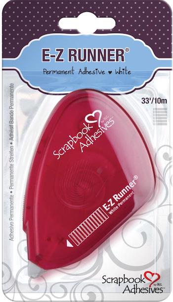 SCRAPBOOK ADHESIVES E-Z RUNNER PERMANENT WHITE; $5.99 <span class='red' style='font-weight:bold;'>SALE: $5.50</span>