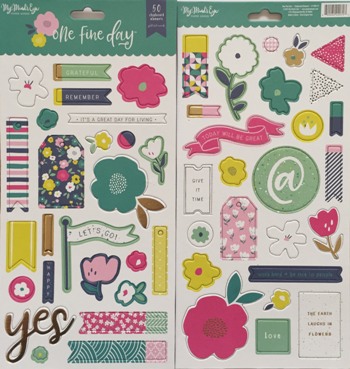 MY MIND'S EYE ONE FINE DAY CHIPBOARD ELEMENTS;$4.99 <span class='red' style='font-weight:bold;'>SALE: $3.49</span>