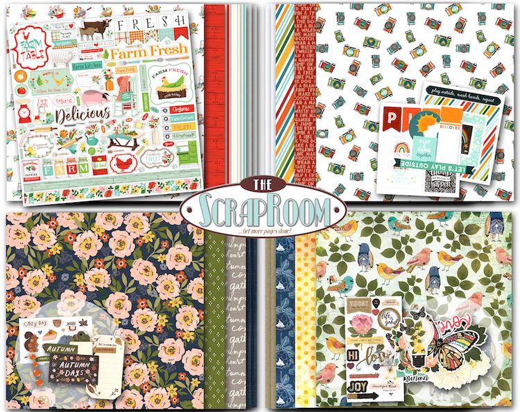 Cafe Club Monthly Scrapbooking Layout Kit Club at The ScrapRoom www