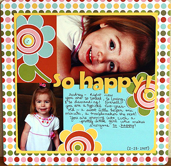 So Happy (Brenda Carpenter) - March 2007 Gallery - Pub. Date: 11/07 - Publication: BHG Scrapbooks, Etc.