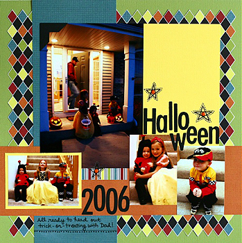 Halloween 2006 (Brenda Carpenter) - March 2007 Gallery - Pub. Date: Special Issue  Publication: Home for the Holidays by Scrapbook Trends