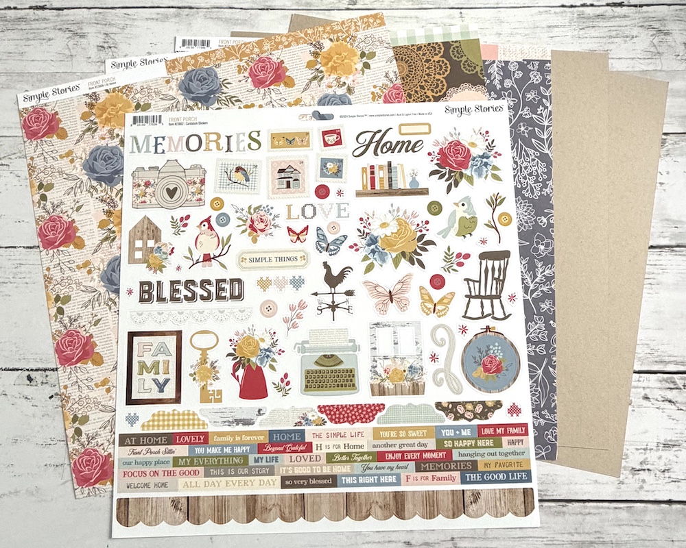 SIMPLE STORIES FRONT PORCH SINGLE SHOT KIT;$7.50