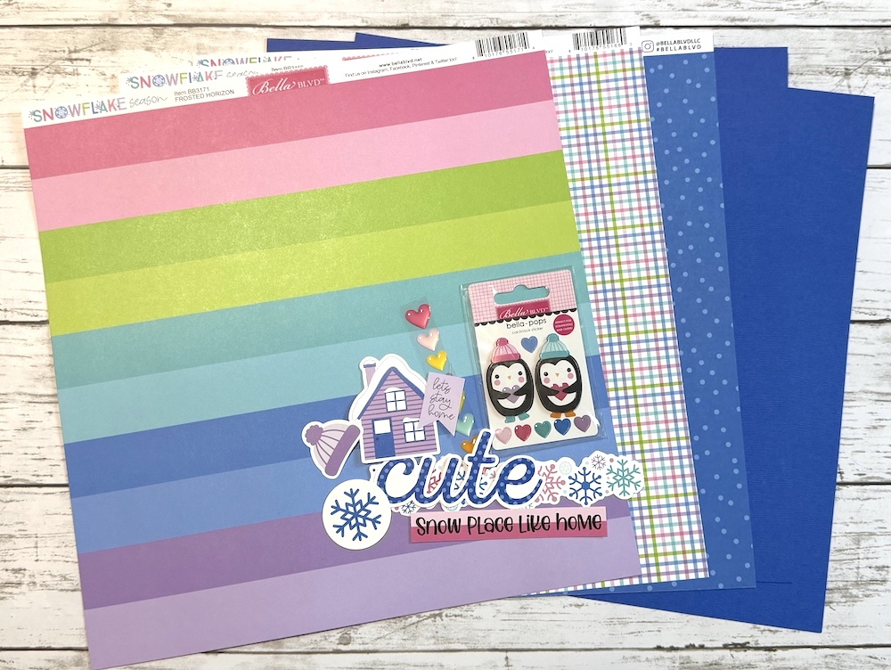 BELLA BLVD SNOWFLAKE SEASON SINGLE SHOT KIT:$7.50