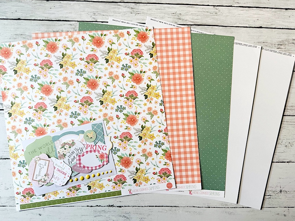 CARTA BELLA HERE COMES SPRING SINGLE SHOT KIT :$7.50