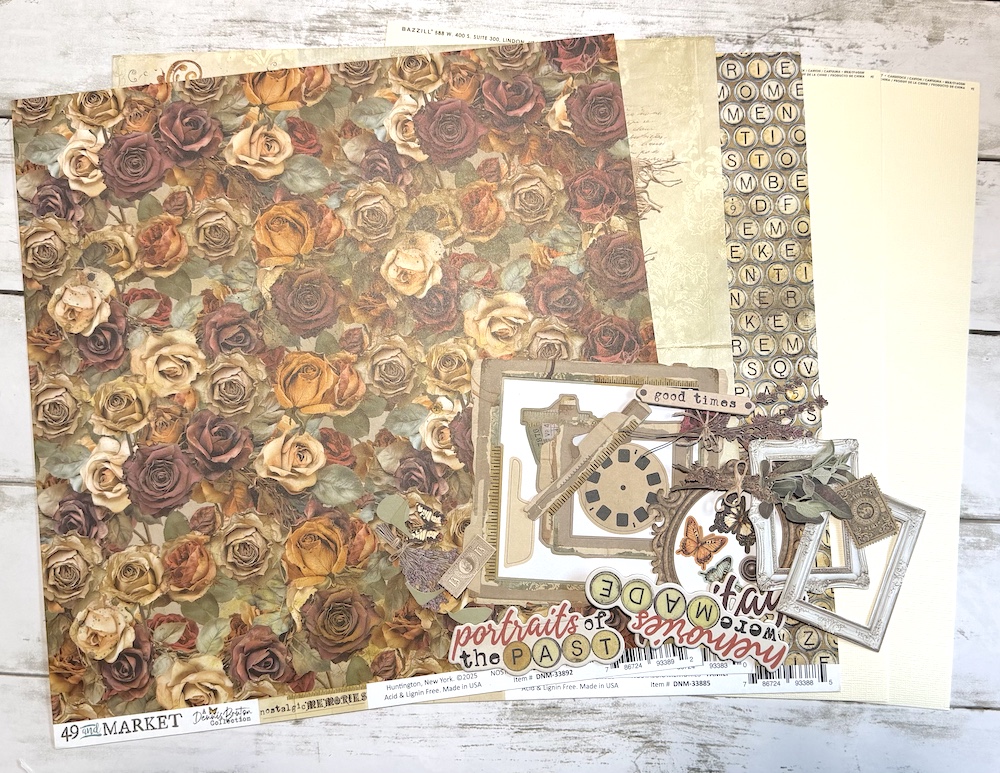 49 AND MARKET NOSTALGIC MEMORIES SINGLE SHOT KIT:$8.00