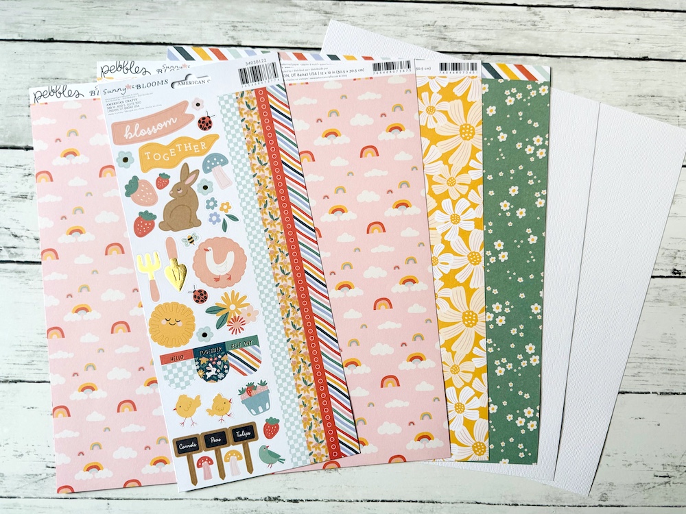 PEBBLES SUNNY BLOOMS SINGLE SHOT KIT:$7.50