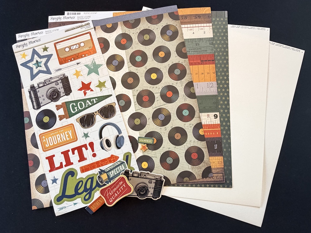 SIMPLE STORIES RUSTIC LEGEND SINGLE SHOT KIT:$7.50
