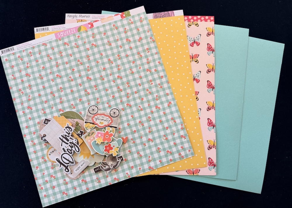 SIMPLE STORIES PINK LEMONADE SINGLE SHOT KIT:< PRICE>