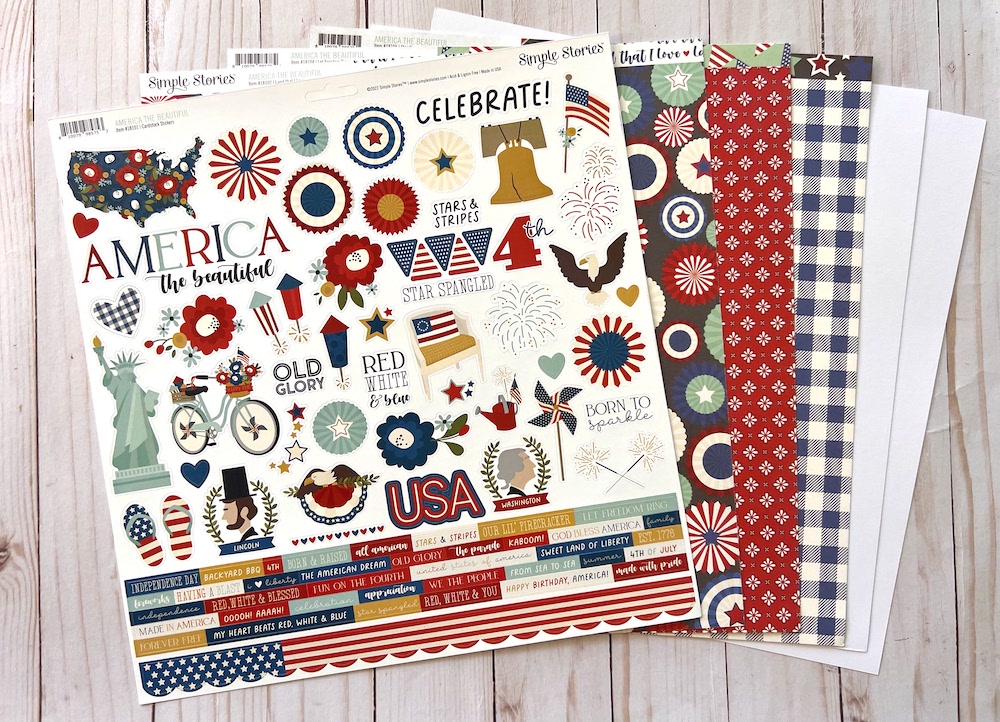SIMPLE STORIES AMERICA THE BEAUTIFUL SINGLE SHOT KIT:$7.25 <span class='red' style='font-weight:bold;'>SALE: $6.52</span>