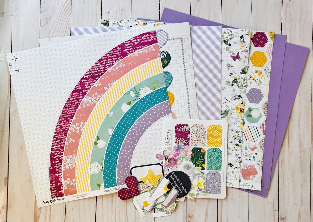 PRETTY LITTLE STUDIO WILDFLOWERS SINGLE SHOT KIT:$9.25