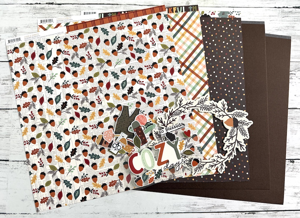 SIMPLE STORIES CIDER & DONUTS SINGLE SHOT KIT:$7.50