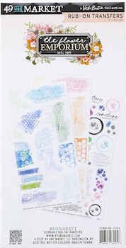 49TH AND MARKET THE FLOWER EMPORIUM RUB-ON TRANSFERS:$9.99