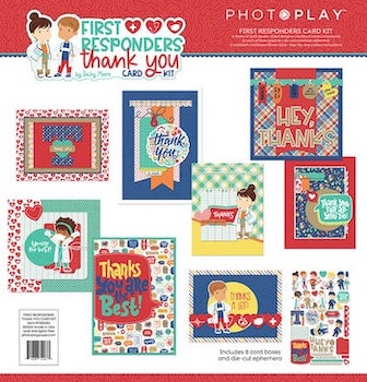 PHOTOPLAY FIRST RESPONDERS THANK YOU CARD KIT;$12.95