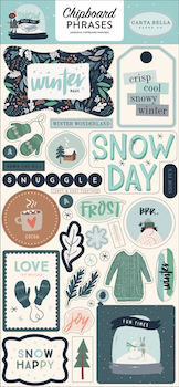 CARTA BELLA SNOW MUCH FUN! CHIPBOARD;$3.95 <span class='red' style='font-weight:bold;'>SALE: $2.76</span>