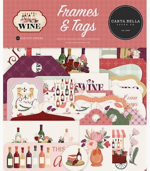 CARTA BELLA WINE FRAMES & TAGS:$4.50