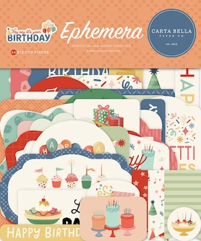 CARTA BELLA THEY SAY IT'S YOUR BIRTHDAY EPHEMERA:$4.50