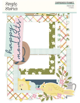 SIMPLE STORIES CHIPBOARD FRAMES FRESH AIR;$4.50