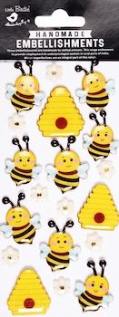 LITTLE BIRDIE HANDMADE STICKERS BEE:$3.00