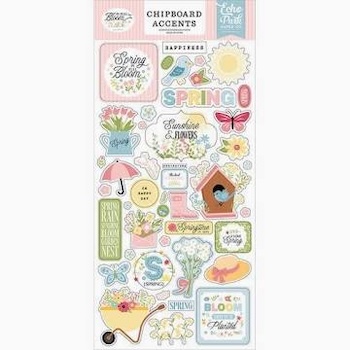 ECHO PARK IN FULL BLOOM CHIPBOARD ACCENTS:$4.50