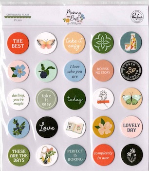 PINKFRESH CHIPBOARD FLAIR MAKING THE BEST OF IT:$4.00 <span class='red' style='font-weight:bold;'>SALE: $2.00</span>