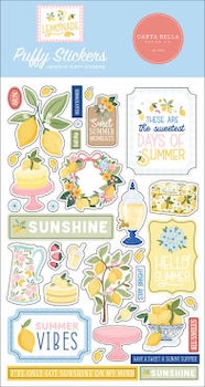 CARTA BELLA LEMONADE PUFFY STICKERS:$5.50