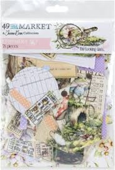 49 AND MARKET THE LOOKING GLASS EPHEMERA SET:$8.50