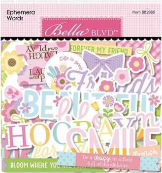 BELLA BLVD EPHEMERA ICONS JUST BECAUSE:$9.00