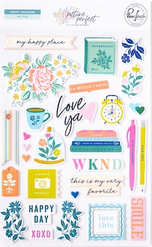 PINKFRESH PICTURE PERFECT PUFFY STICKERS:$4.50
