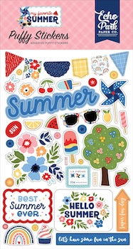 ECHO PARK MY FAVORITE SUMMER PUFFY STICKERS:$4.50