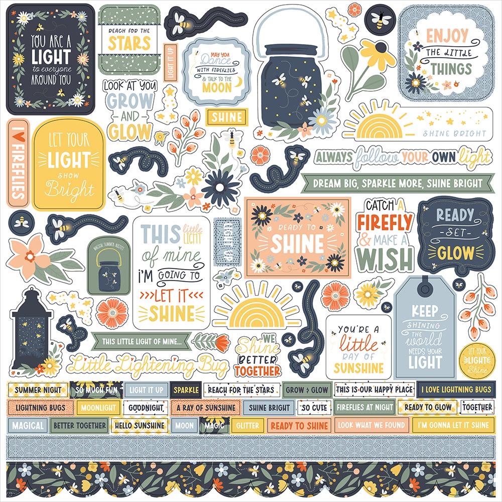 ECHO PARK ELEMENT STICKER SHEET FIREFLY:$4.00