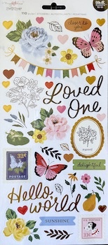 WE R MAKERS MAGGIE HOLMES PRETTY PICNIC STICKERS:$5.50
