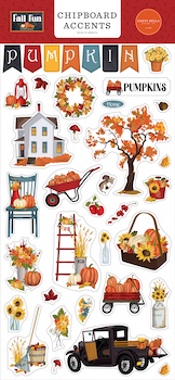 CARTA BELLA FALL FUN CHIPBOARD:$4.50