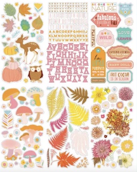 FANCY PANTS DESIGNS AMBER AUTUMN STICKER BOOK:$5.50