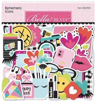 BELLA BLVD EPHEMERA ICONS TEEN VIBE CAITLYN:$9.00