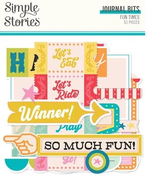 SIMPLE STORIES FUN TIMES JOURNAL BITS:$5.50