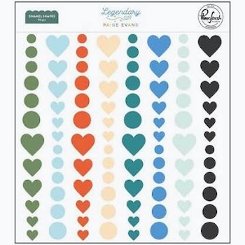 PINKFRESH LEGENDARY BY PAIGE EVANS ENAMEL SHAPES:$5.00