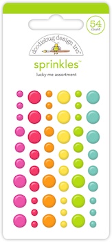 DOODLEBUG DESIGN SPRINKLES LUCKY ME ASSORTMENT;$5.50
