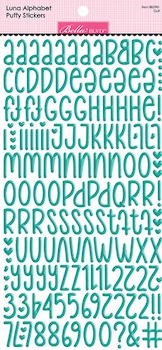 BELLA BLVD LUNA ALPHABET PUFFY STICKERS GULF:$6.50