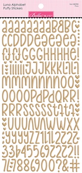BELLA BLVD LUNA ALPHABET PUFFY STICKERS PONY:$6.50