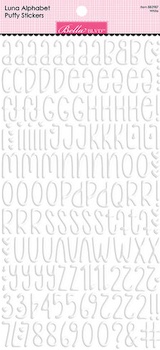 BELLA BLVD PUFFY STICKERS WHITE:$6.50