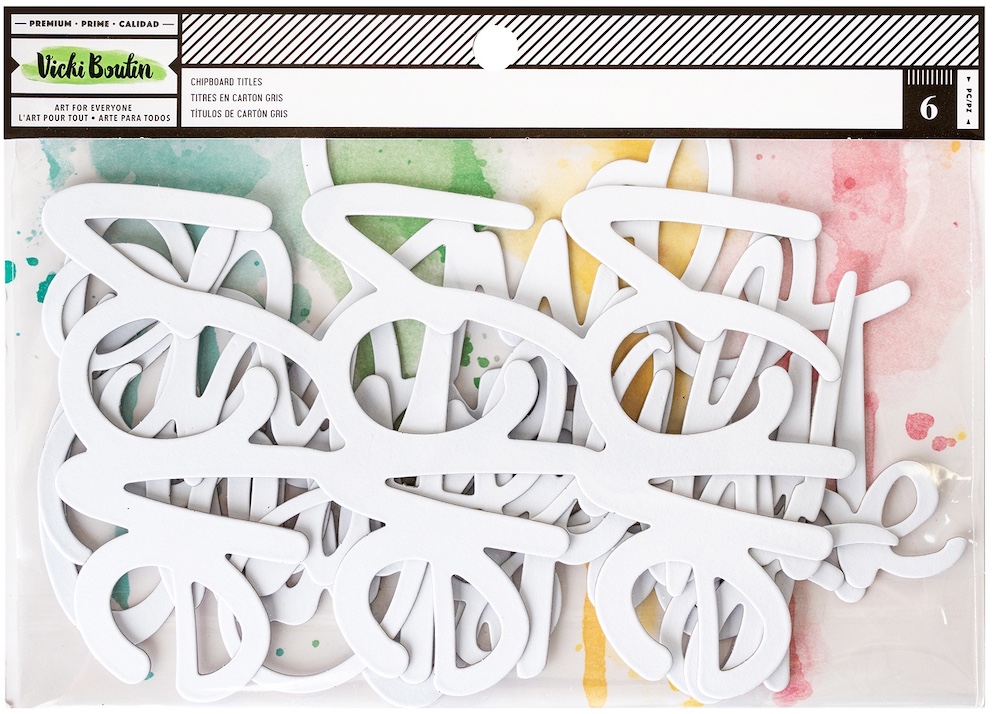 VICKI BOUTIN CHIPBOARD TITLES;$3.50