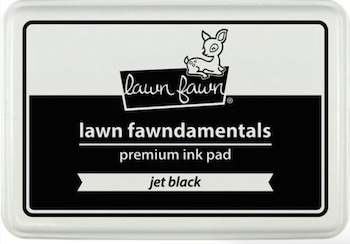 LAWN FAWN PREMIUM INK PAD JET BLACK:$7.50