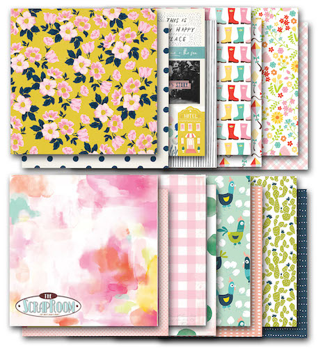MARCH 2019 PATTERNED PAPER KIT;$8.00