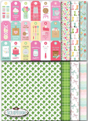 MARCH 2021 PATTERNED PAPER KIT;$9.00