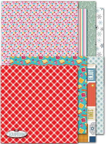 JANUARY 2023 PATTERNED PAPER KIT;$9.50