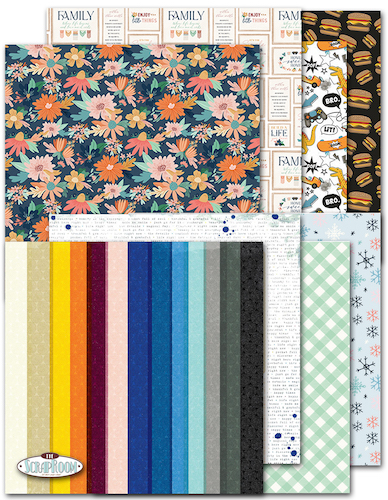 JANUARY 2024 PATTERNED PAPER KIT$9.50