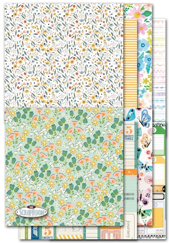 JULY 2025 PATTERNED PAPER KIT:$9.50