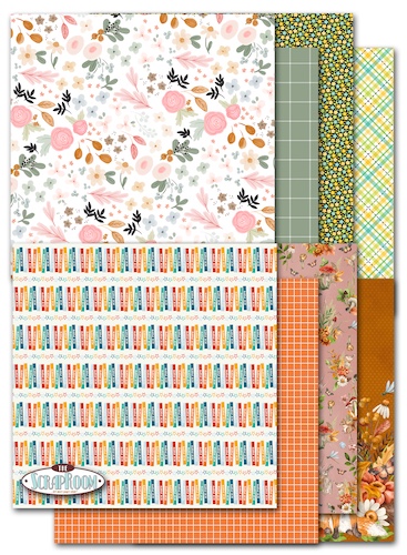 This month's Patterned Paper Club