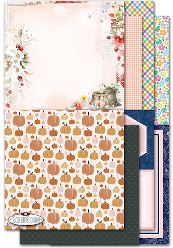 This month's Patterned Paper Club
