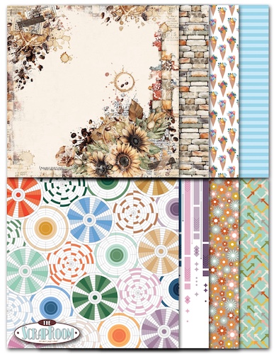 This month's Patterned Paper Club